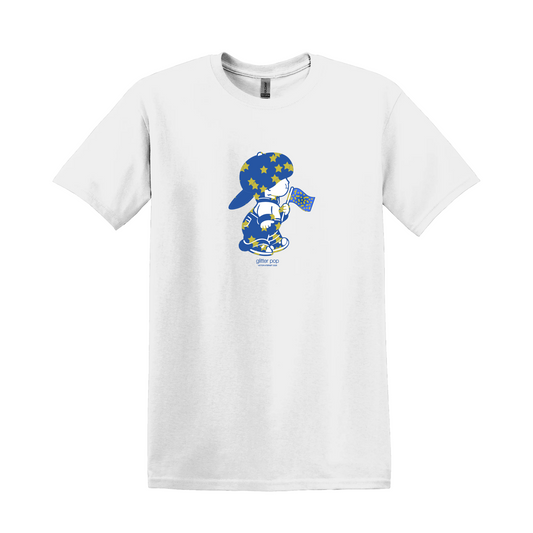 GLITTER POP FLAG TEE